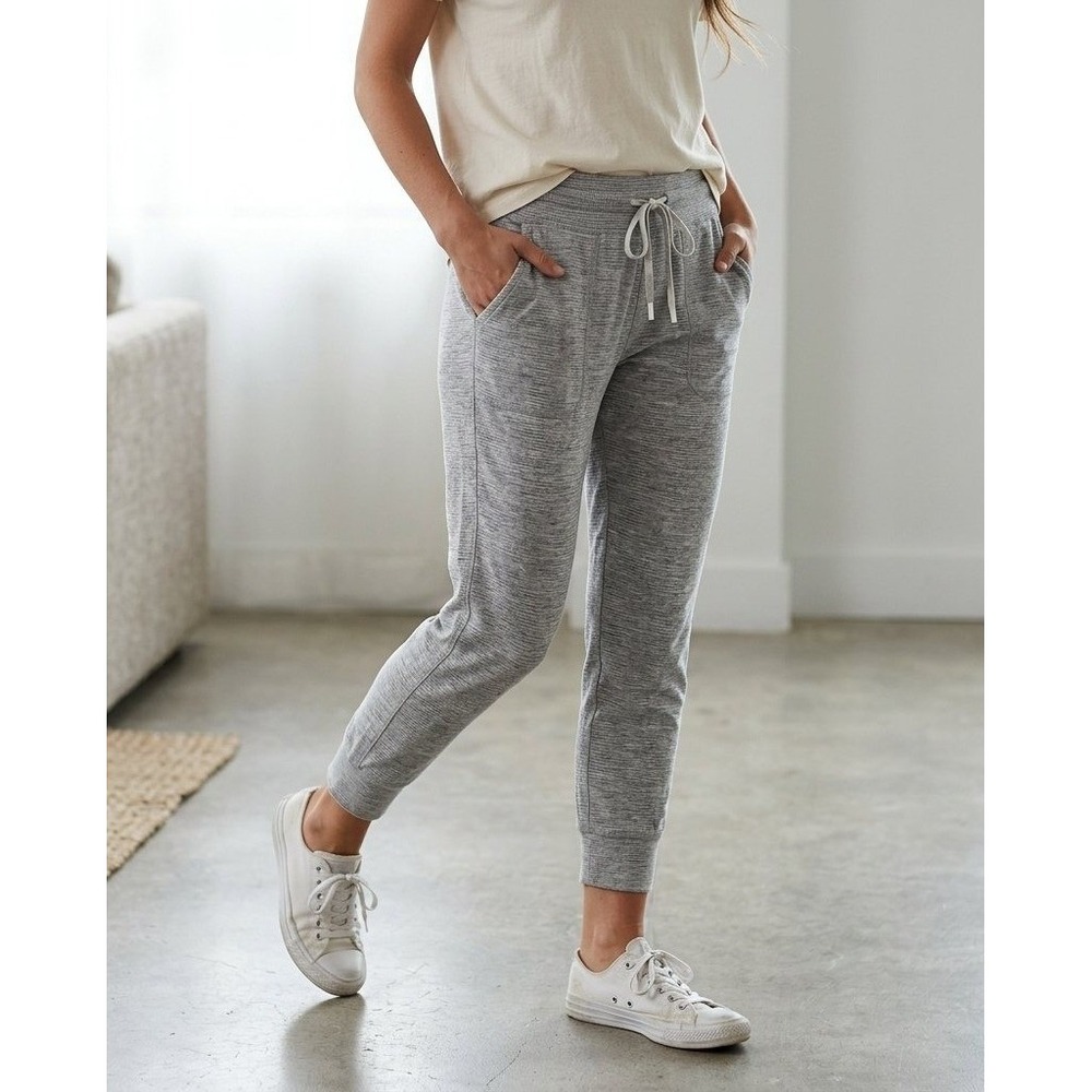 Lululemon Ready To Rulu Jogger Crop Womens 8 (30x23) Grey Drawstring Pants